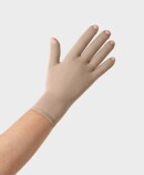 Glove with open fingers, colour almond