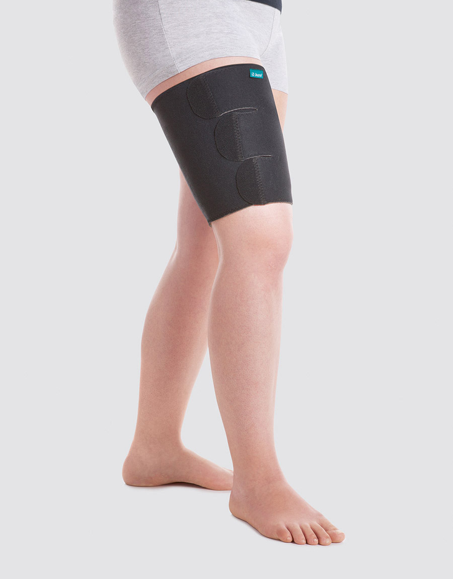 A person is wearing the Juzo ACS Light thigh segment