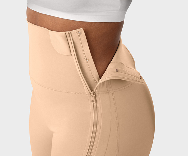 Juzo Comprima Leggings Juzo Comprima Leggings Zipper with hook underlap