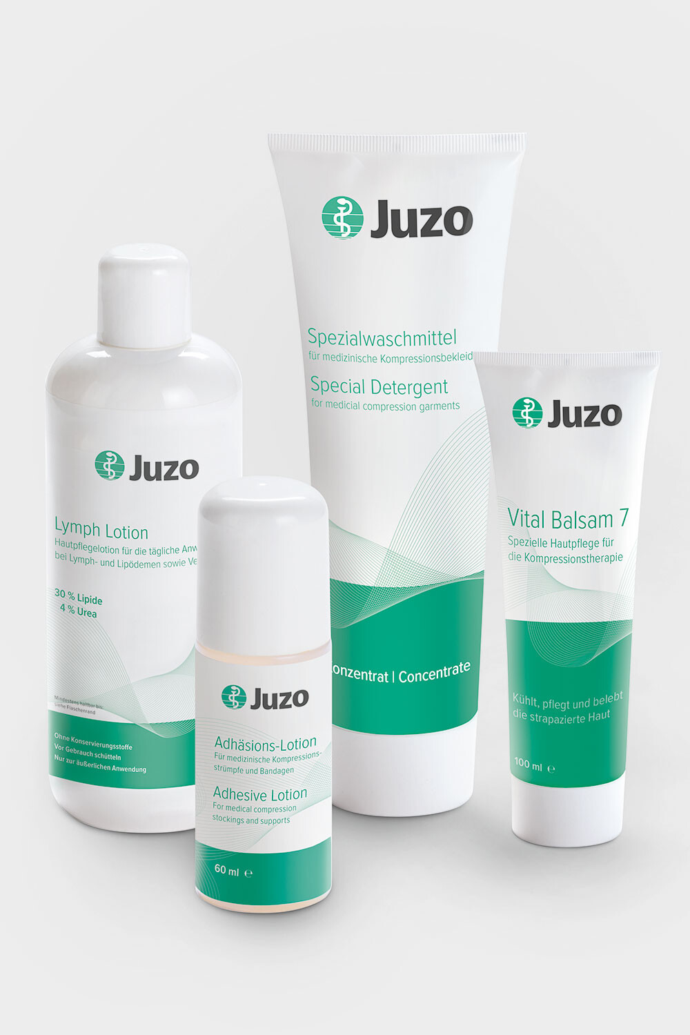 Produits de soin Juzo pour la peau et les vêtements de compression